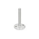 Ganter Pieds de machine, inox GN 23-100-M16-100-D1-T