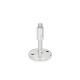 Ganter Pieds de machine, inox GN 23-100-M16-119-D0-W