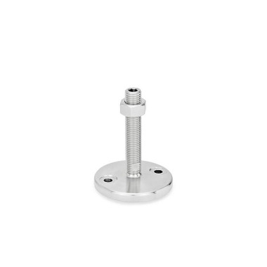 Ganter Pieds de machine, inox GN 23-100-M16-125-D0-UK