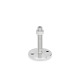 Ganter Pieds de machine, inox GN 23-100-M16-125-D0-UK