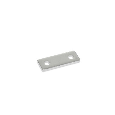 Ganter Plaques d’écartement, inox, pour charnières GN 2370-NI-30-3-MT