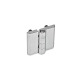 Ganter Charnières, zinc moulé sous pression/aluminium GN 237-ZD-40-40-C-CR