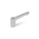 Ganter Manettes indexables, inox, polie, avec douille GN 300.6-63-B8-IS