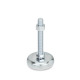 Ganter Pieds de machine, acier GN 30-100-M10-100-A2-SK