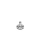 Ganter Pieds de machine, Inox, avec sous-couche en caoutchouc GN 31-100-M10-45-C3-X