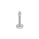 Ganter Pieds de machine, Inox, avec sous-couche en caoutchouc GN 31-100-M16-100-C4-TK