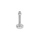 Ganter Pieds de machine, Inox, avec sous-couche en caoutchouc GN 31-100-M16-100-C4-UK