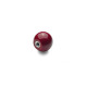 Ganter Boules, plastique, rouge  DIN 319-KU-40-M10-E-RT