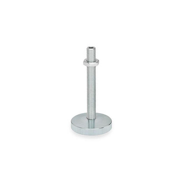 Ganter Pieds de machine, acier GN 339-29-M8-35-KR-ST