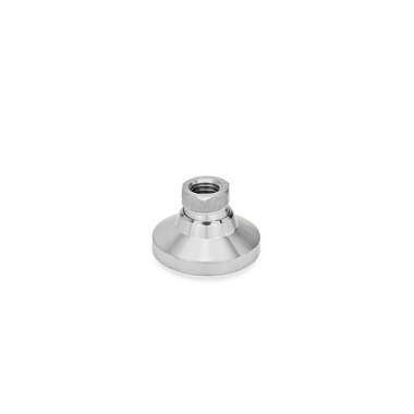 Ganter Pieds de machine, Inox, avec filetage femelle GN 343.5-32-M8-OS