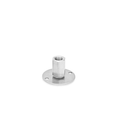 Ganter Pieds de machine, inox GN 41-40-M10-28-B0-X