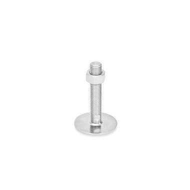 Ganter Pieds de machine, inox GN 41-40-M16-100-D0-TK