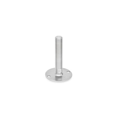 Ganter Pieds de machine, inox GN 41-50-M16-100-B0-T