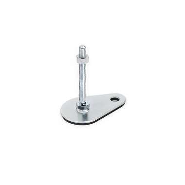 Ganter Pieds de machine, acier, avec patte de fixation en forme de goutte GN 42-50-M10-60-A3-SK