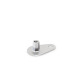 Ganter Pieds de machine, inox, avec patte de fixation en forme de goutte GN 43-50-M12-32-D0-X