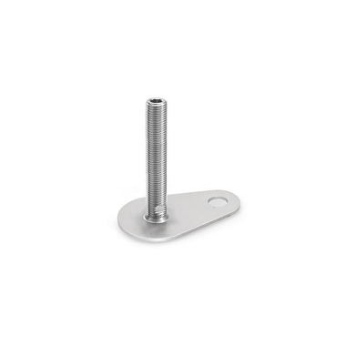 Ganter Pieds de machine, inox, avec patte de fixation en forme de goutte GN 43-50-M16-100-D0-U