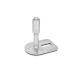 Ganter Pieds de machine, inox, avec patte de fixation, forme rectangulaire GN 43-80-M16-160-E3-W