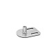 Ganter Pieds de machine, inox, avec patte de fixation, forme rectangulaire GN 43-80-M20-45-G3-X