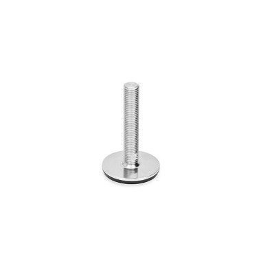 Ganter Pieds de machine, inox AISI 316 GN 44-50-M16-250-D3-T