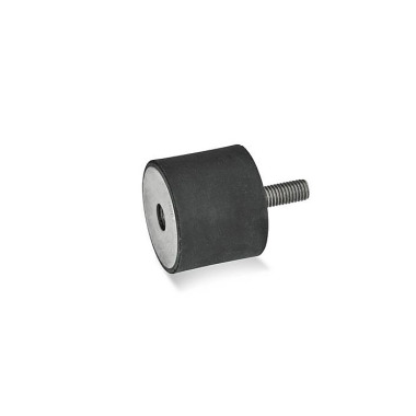 Ganter Tampons en caoutchouc, inox GN 451-20-15-M6-ES-55