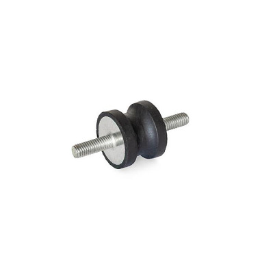 Ganter Tampons en caoutchouc, inox GN 456-30-20-22-SS-55