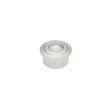 Ganter Billes porteuses, logement acier / inox, avec collier GN 509.1-12-NNI