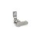 Ganter Loquets, inox, avec logement allongé, manipulation par éléments d’actionnement GN 515-NI-HGN-30-22-BL