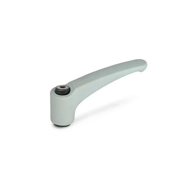 Ganter Manettes indexables, zinc moulé sous pression, douille en acier GN 602-78-B10-SR