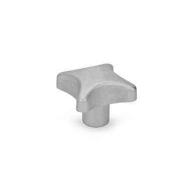 Ganter Boutons à main, moulage uniquement, fonte/aluminium, sans alésage  DIN 6335-AL-25-A