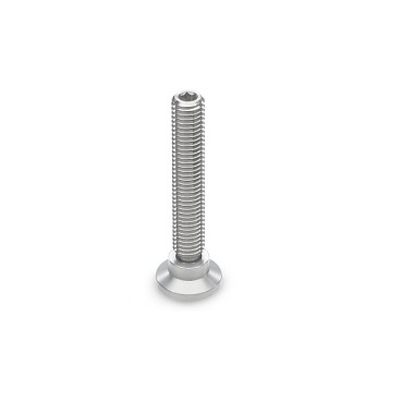 Ganter Pieds à rotule, inox GN 638-21-M10-34-NV