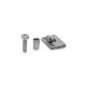 Ganter Adaptateur pour le montage des crampons de support de panneau GN 649 sur les tubes ronds GN 649.1-48-52