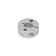 Ganter Bagues d’arrêt fendues simples, inox, avec trous de bride GN 7062.2-32-B14-NI-A