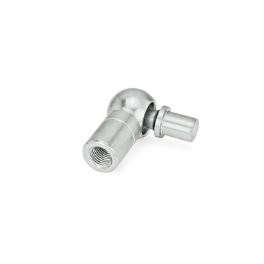 Ganter Embouts à rotule orthogonaux avec embout fileté à rotule riveté  DIN 71802-19-M14F-12-B