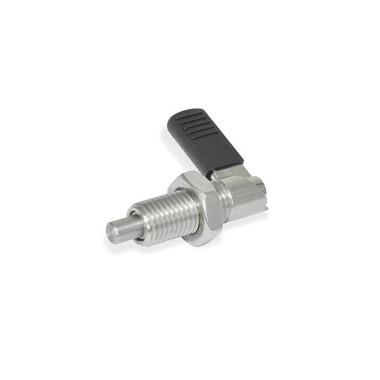 Ganter Doigts d’indexage à came en inox, avec fonction de blocage GN 721.6-6-M12X1,5-RBK