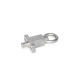 Ganter Doigts d’indexage, inox, avec bride pour montage en surface, sans position de repos GN 722.5-12-20-A-A4