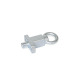 Ganter Doigts d’indexage, acier, avec bride pour montage en surface, acier, sans position de repos GN 722.5-12-20-A-ZB