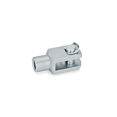 Ganter Chapes de tringlerie, acier GN 751-16-64-M16L-KL