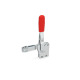 Ganter Sauterelles, acier, manette d’actionnement verticale, avec embase verticale GN 810.1-130-B