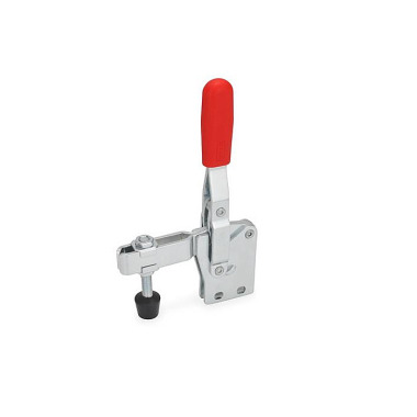 Ganter Sauterelles, acier, manette d’actionnement verticale, avec embase verticale GN 810.1-330-BC