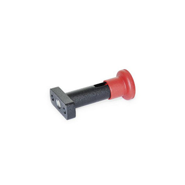 Ganter Doigts d’indexage avec bouton rouge GN 817.1-6-9-C-RT