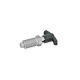 Ganter Doigts d’indexage en inox avec poignée en T GN 817.4-10-12-C-NI