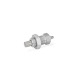 Ganter Doigts d’indexage en inox/bouton en plastique GN 817-12-15-GK-NI