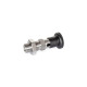 Ganter Doigts d’indexage en inox, AISI 316 (A4), avec position de repos GN 818-10-12-CK-A4