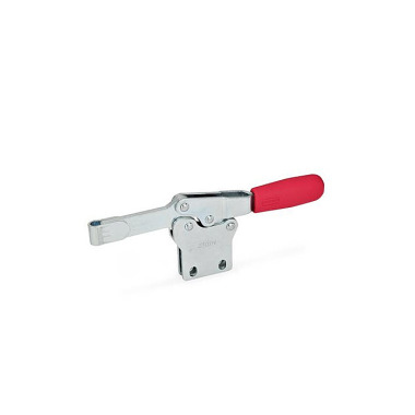 Ganter Sauterelles, acier, manette d’actionnement horizontale, avec embase verticale GN 820.1-230-P