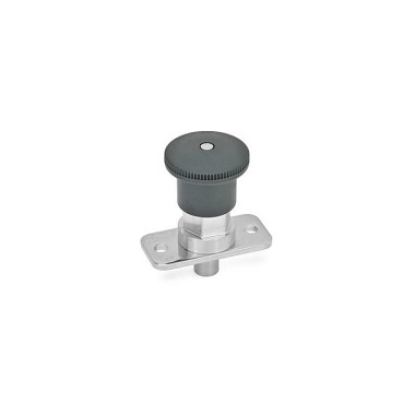 Ganter Doigts d’indexage miniatures en inox, avec ou sans position de repos GN 822.9-4-5-C