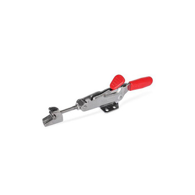 Ganter Sauterelles en inox avec crochet de sécurité, pour action de traction GN 850.2-1000-TT-NI