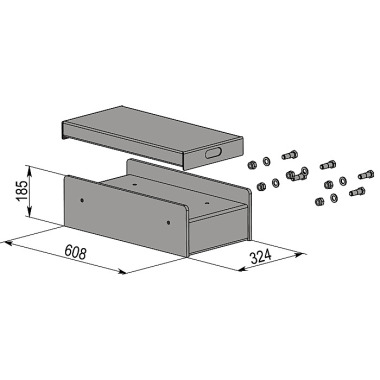 ATH-Heinl Verlängerungen für Fahrschienen (300mm) ATH Cross Lift 40/50 HVA2156