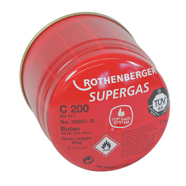 Rothenberger Cartouche de gaz C200 B avec système de sécurité 035901-B