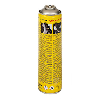 Rothenberger Cartouche de gaz Maxigas 400, 600 ml, 7/16-EU, version linguistique B 035570-B