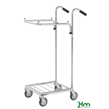 Kongamek Chariot pour sacs ESD , 660 x 385 x 1090 mm KM153-SS-ESD